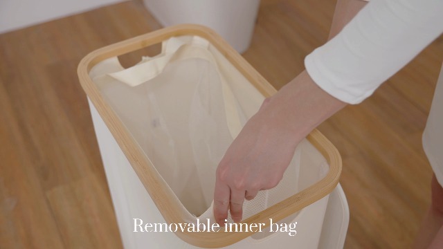 Amazon.com: efluky Slim Laundry Basket with Lid, Tall Narrow